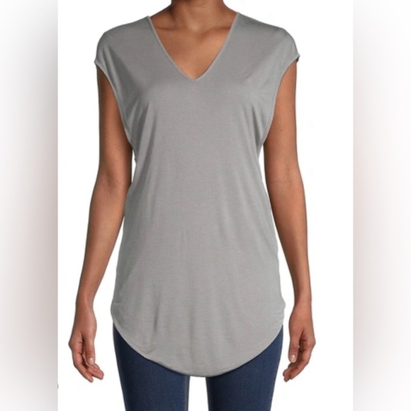 Helmut Lang twisted back top in grey NWT - Picture 2 of 7